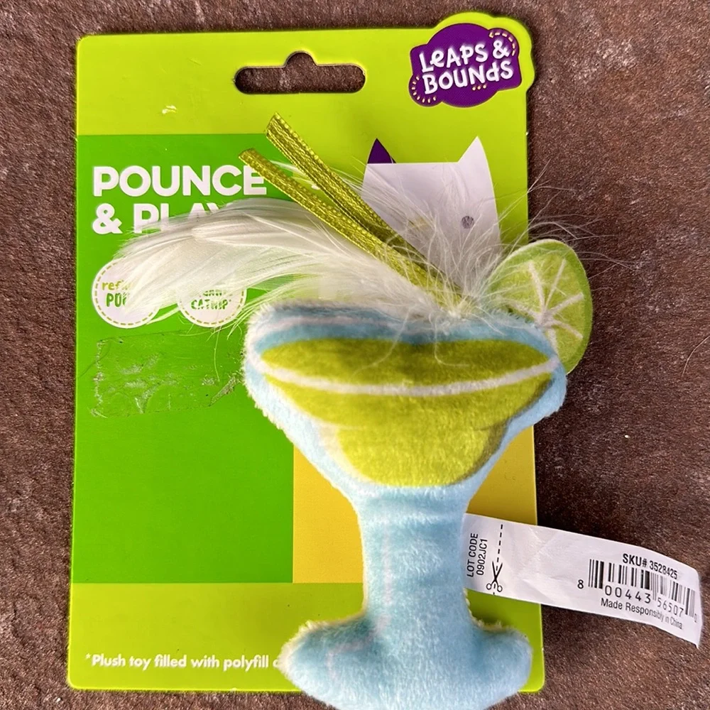 Catnip plush drink toys